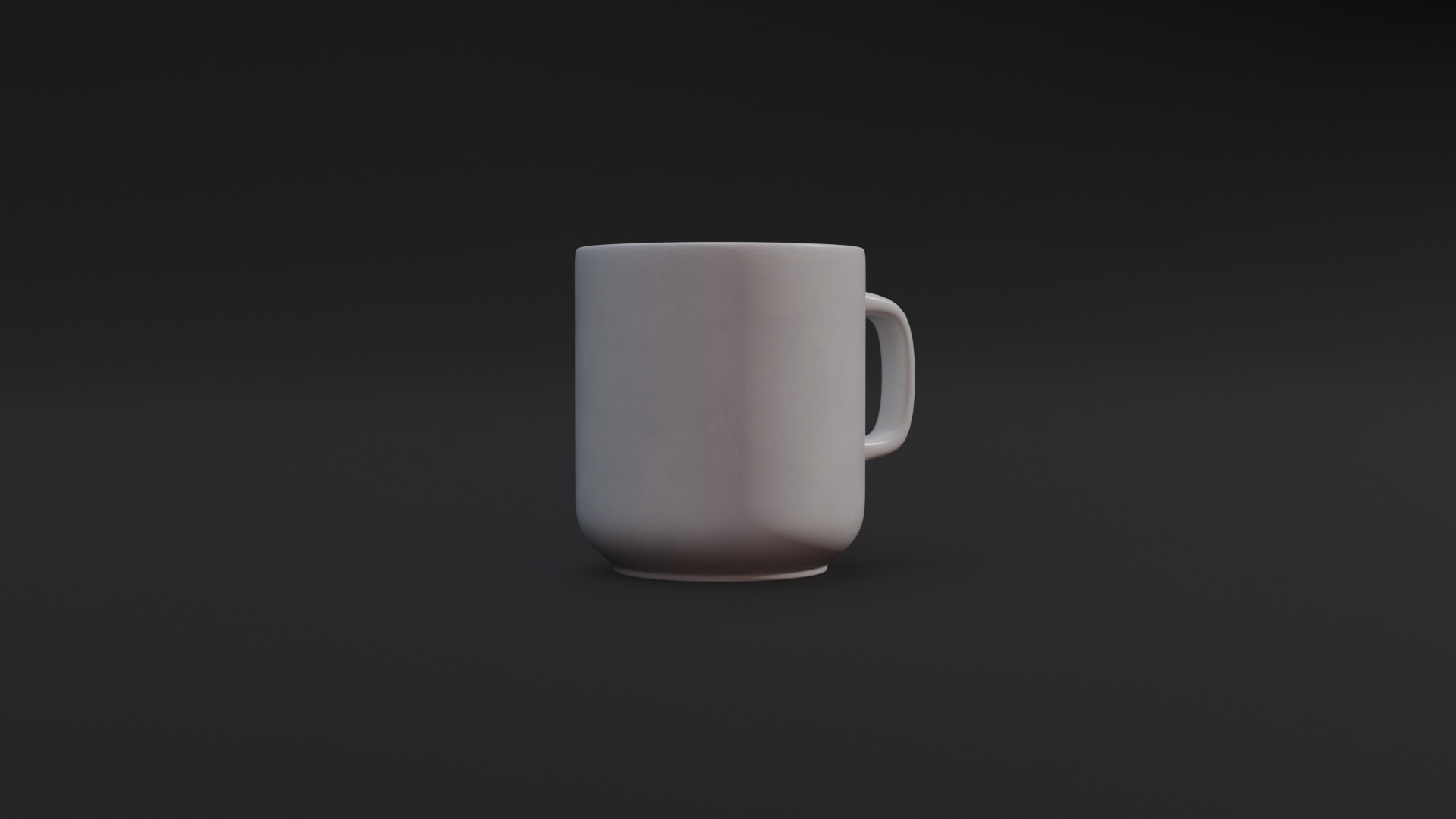 Coffee Cup Low-poly 3D model_5