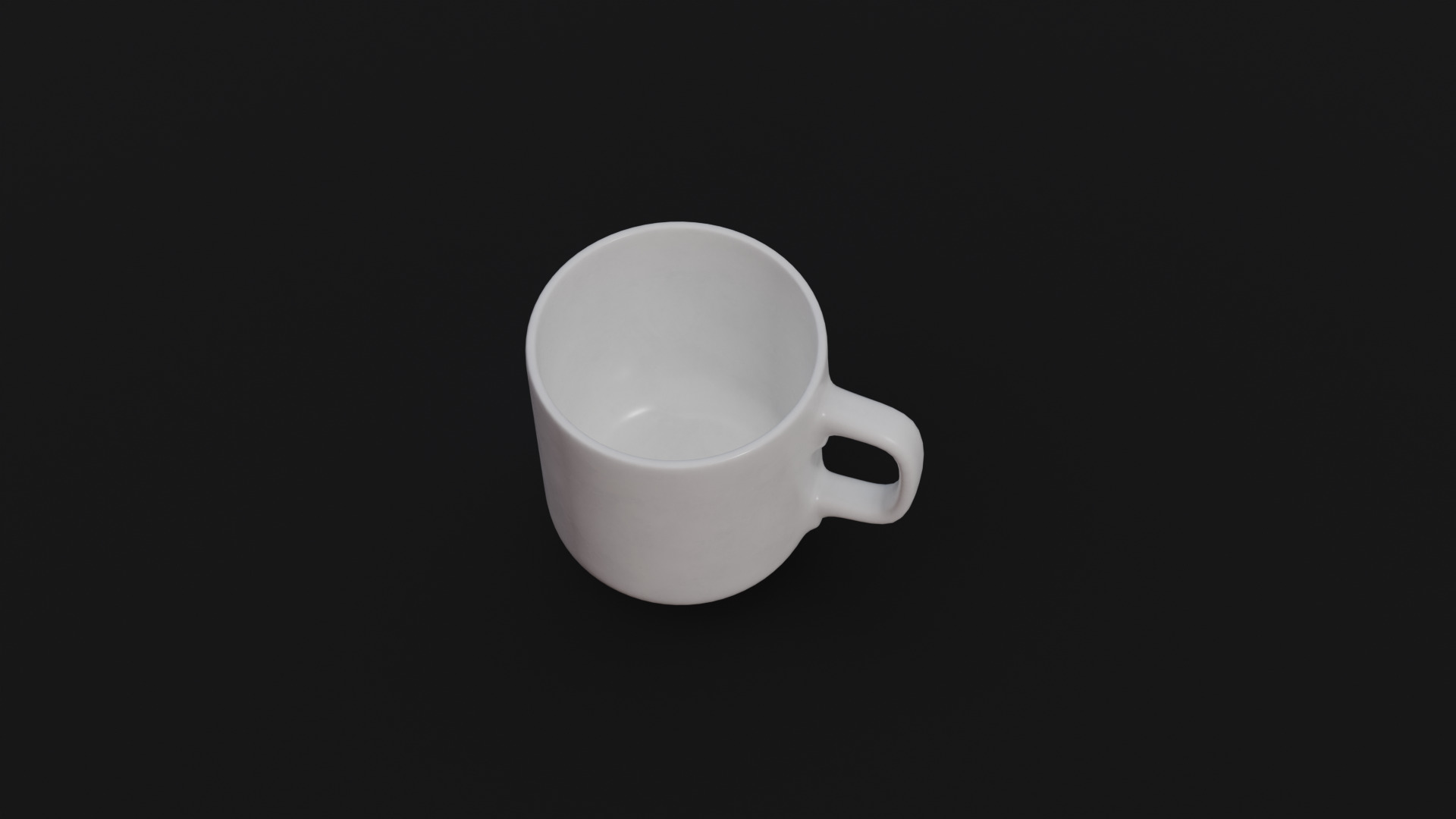 Coffee Cup Low-poly 3D model_4