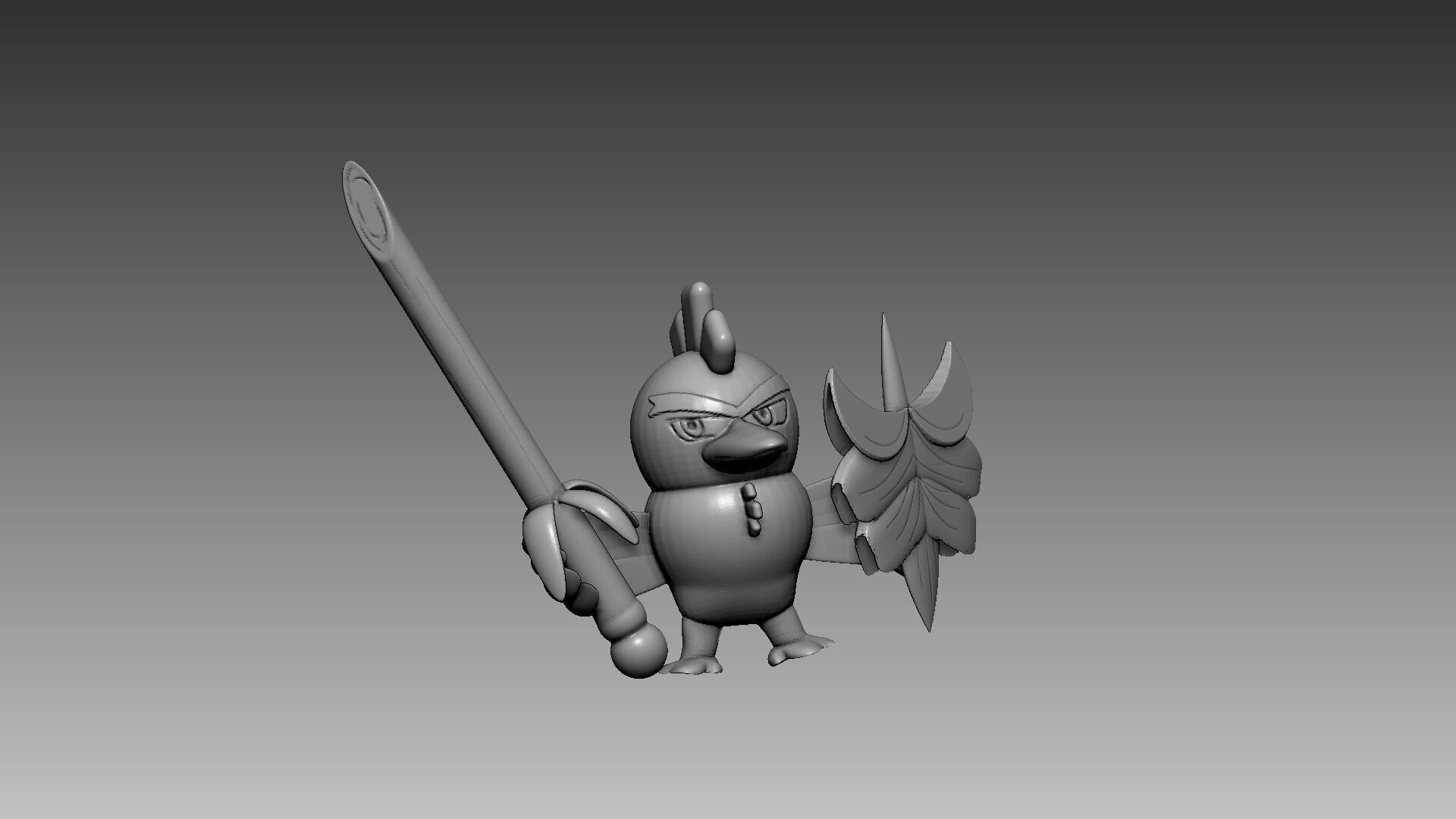 Pokemon Ash Ketchum Champion Statue by Egg Studio 3D print model_19