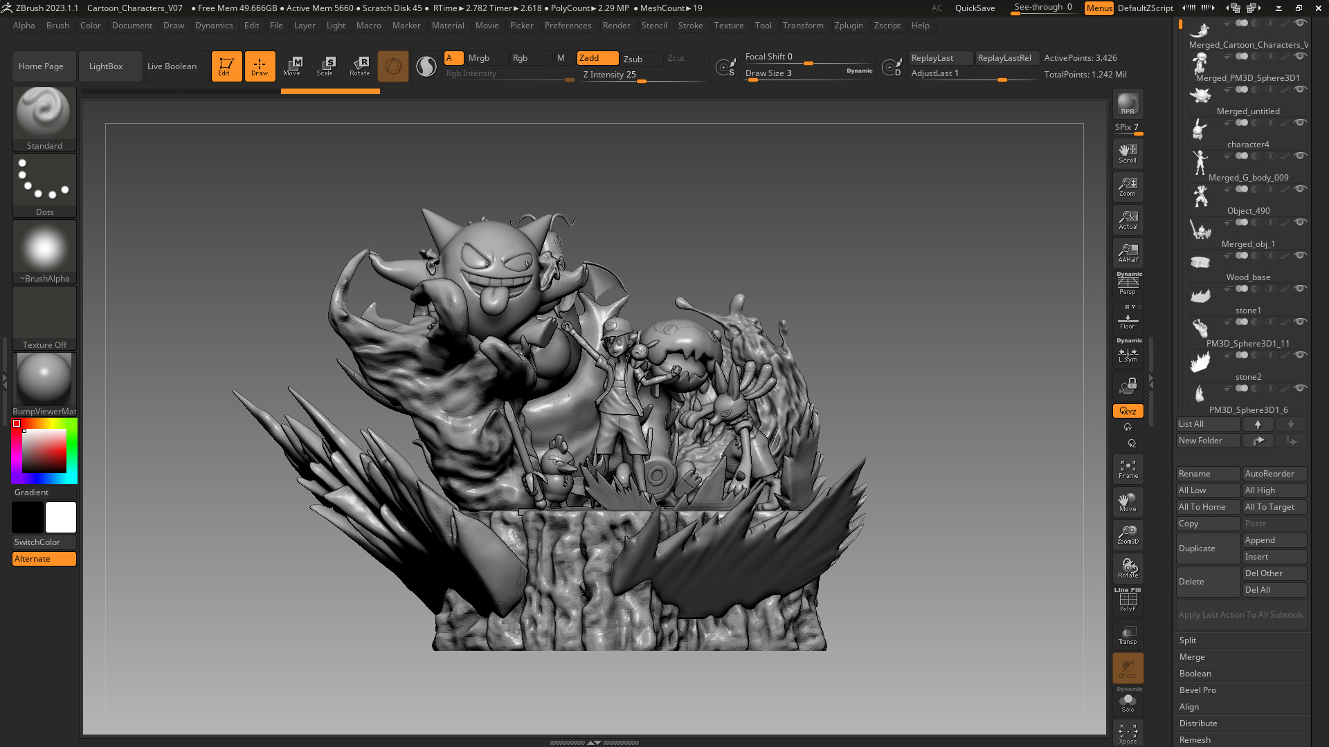 Pokemon Ash Ketchum Champion Statue by Egg Studio 3D print model_23