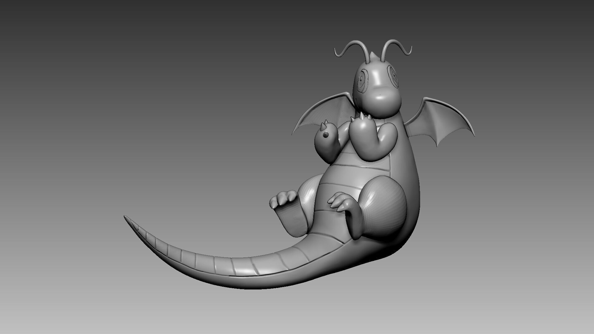 Pokemon Ash Ketchum Champion Statue by Egg Studio 3D print model_7