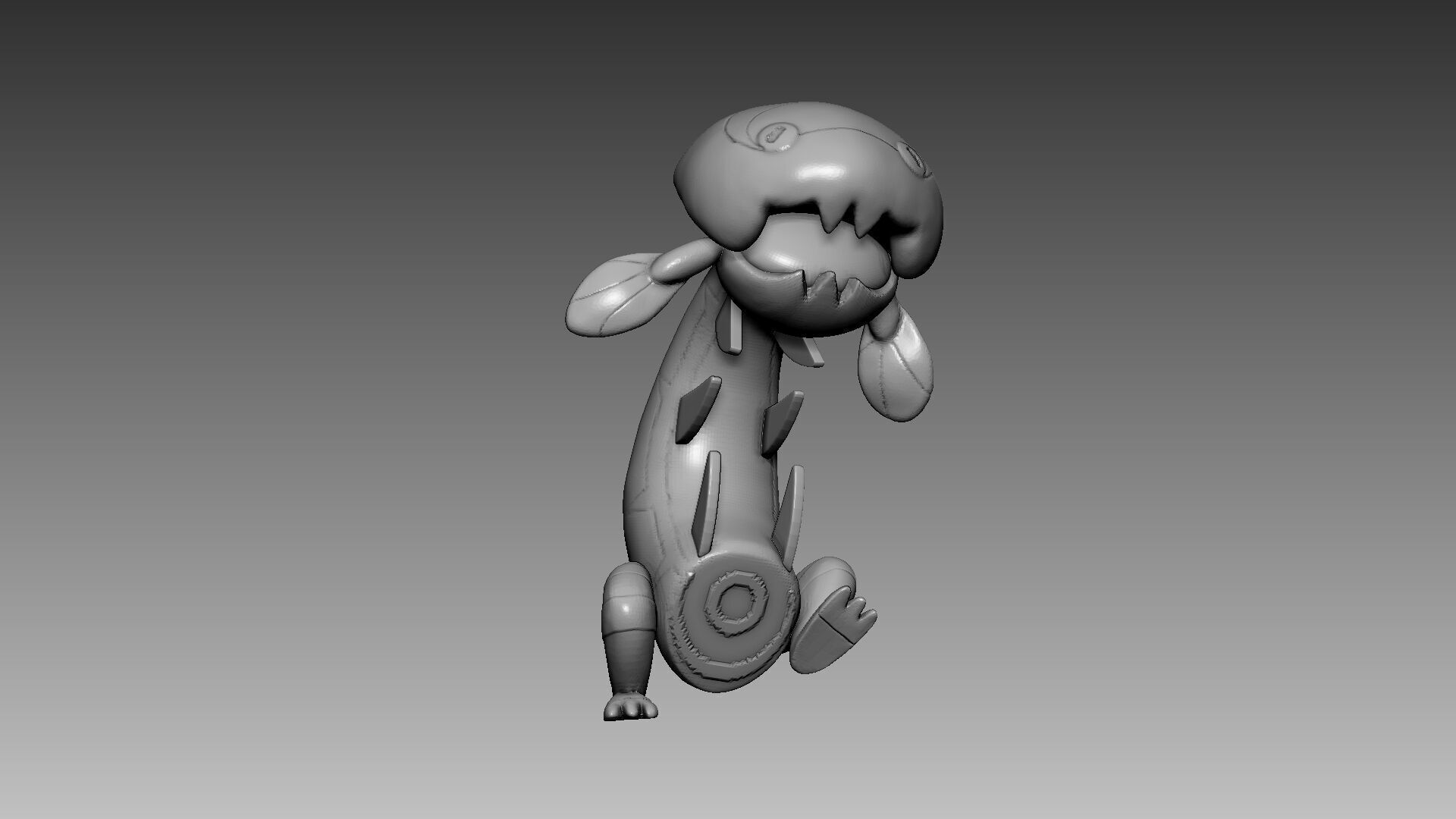 Pokemon Ash Ketchum Champion Statue by Egg Studio 3D print model_9