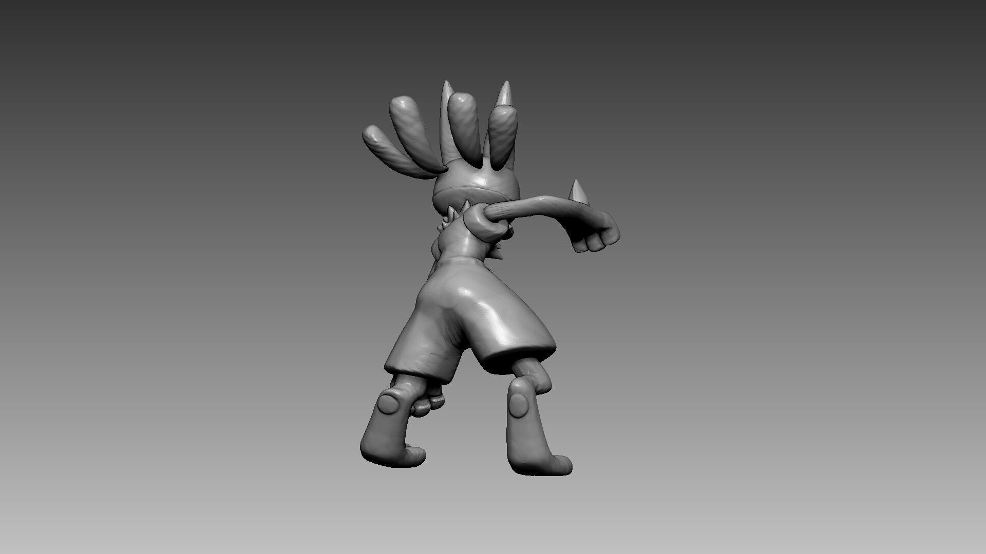 Pokemon Ash Ketchum Champion Statue by Egg Studio 3D print model_18