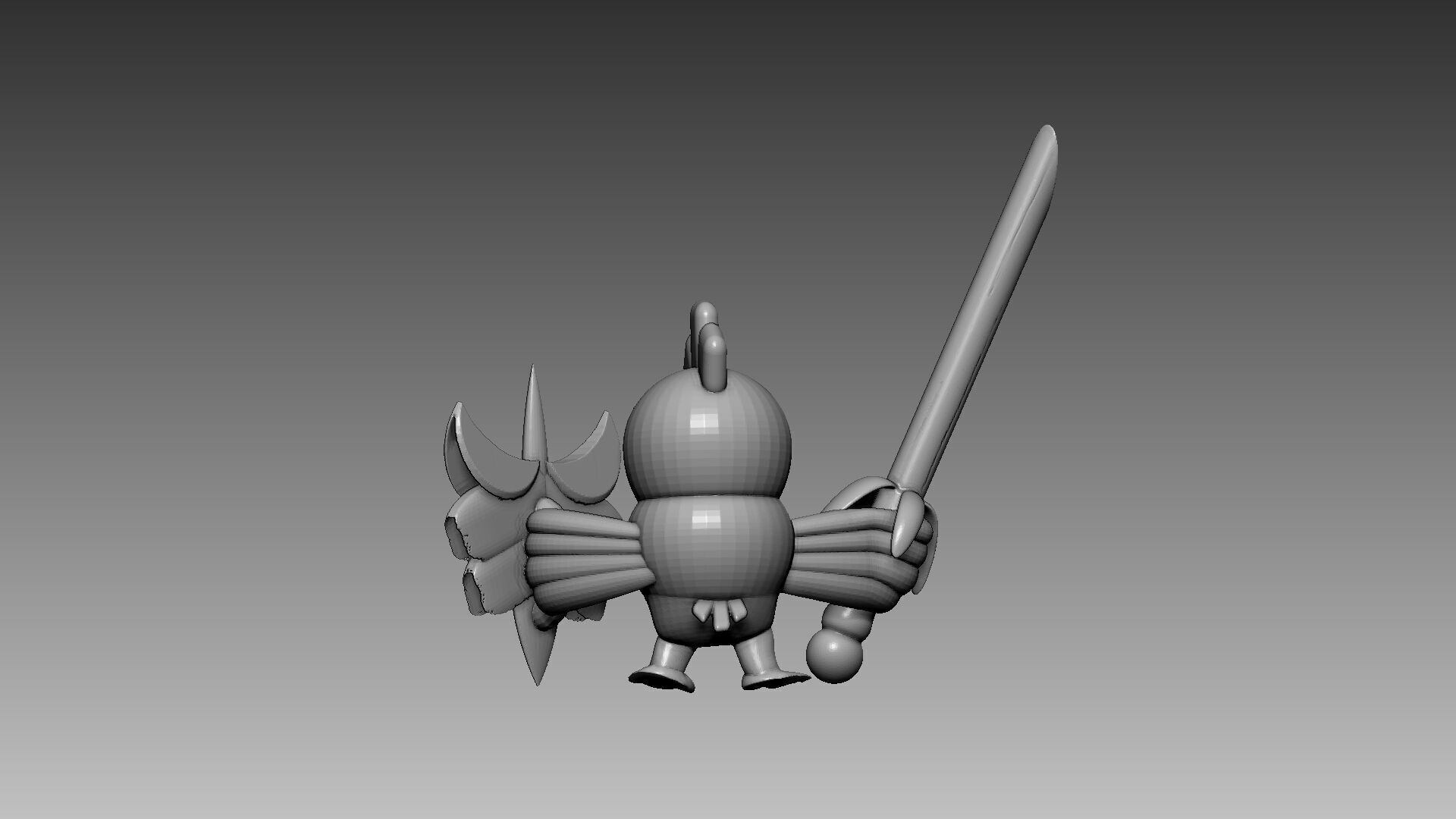 Pokemon Ash Ketchum Champion Statue by Egg Studio 3D print model_20