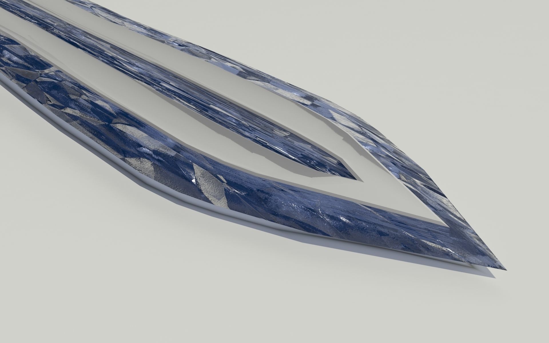 Crystal Sword Free low-poly 3D model_3