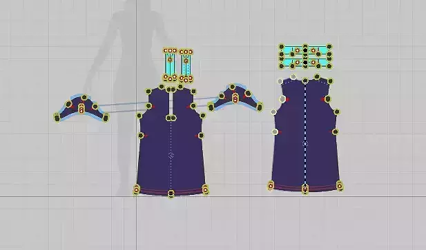 Lagoon Breeze Dress 3D print model Lagoon Breeze Dress 3D print model