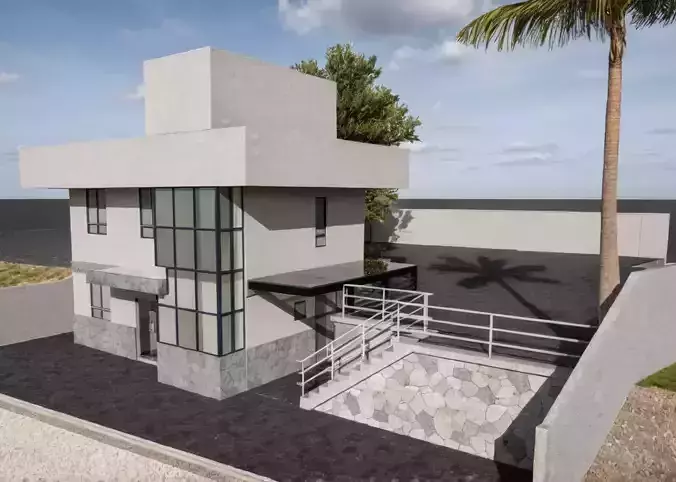 2 Storey Residential House  3D model