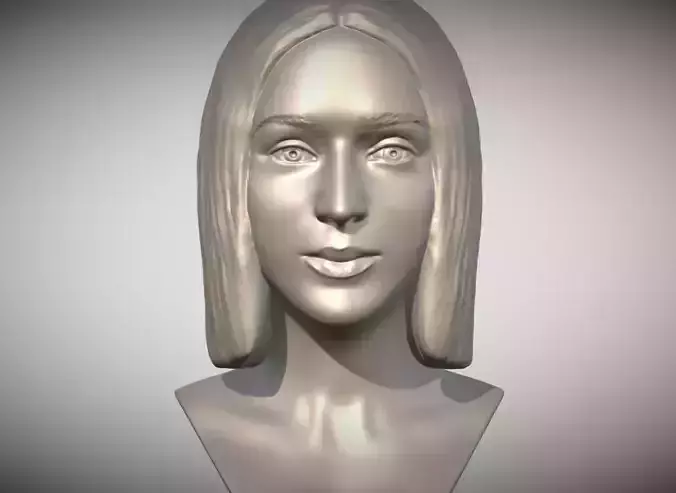 Katy Perry bust 3D print model