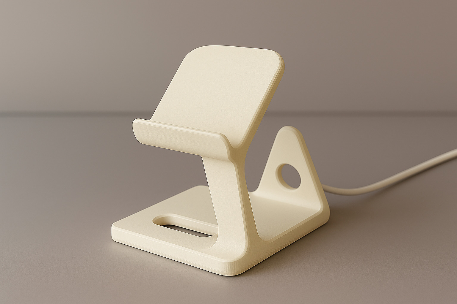 OrbitStand Minimalist Apple Watch Dock 3D print model_1