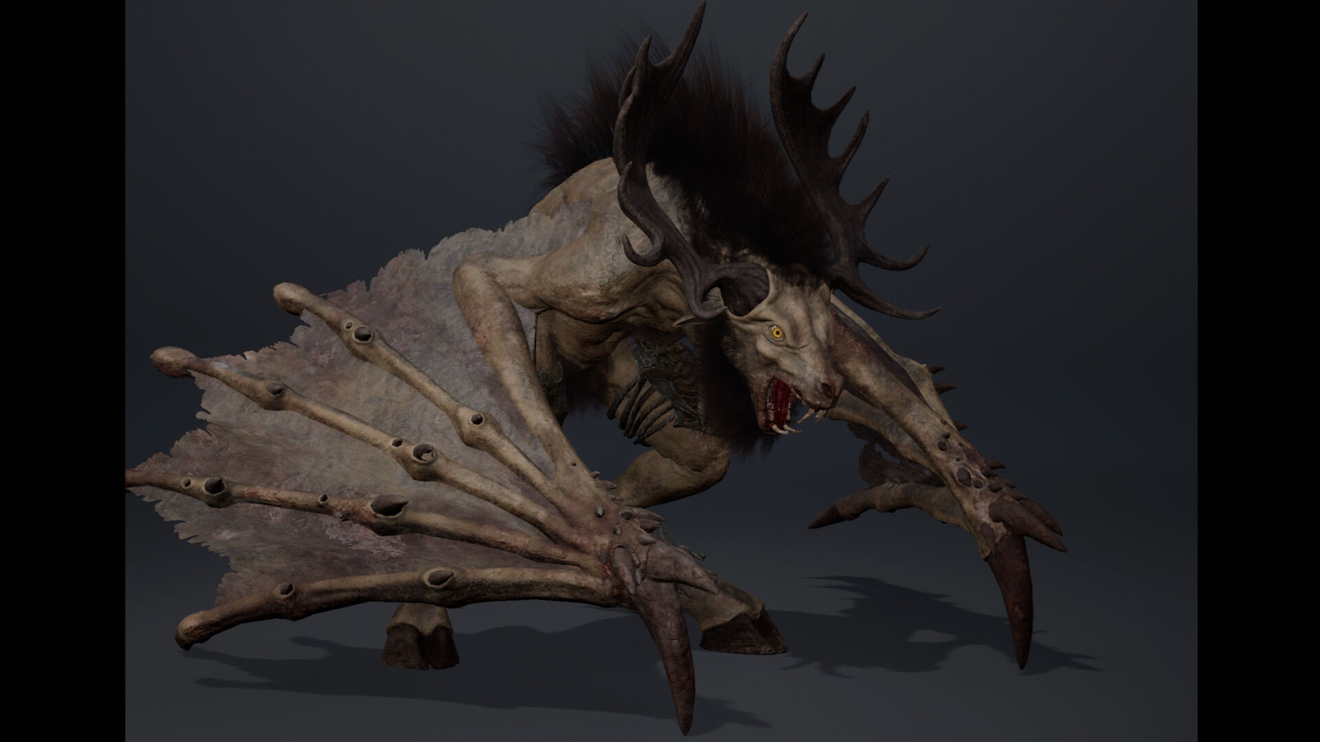 Nightwhisper 3 Low-poly 3D model_6