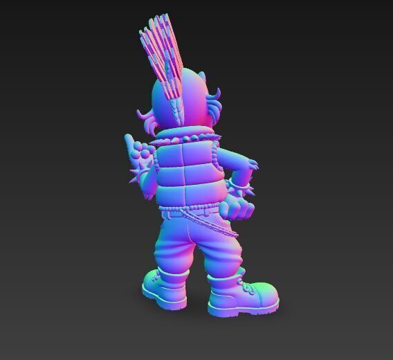 Stylized Cartoon Characters Collection 3D Printable Figurines 3D print model_19