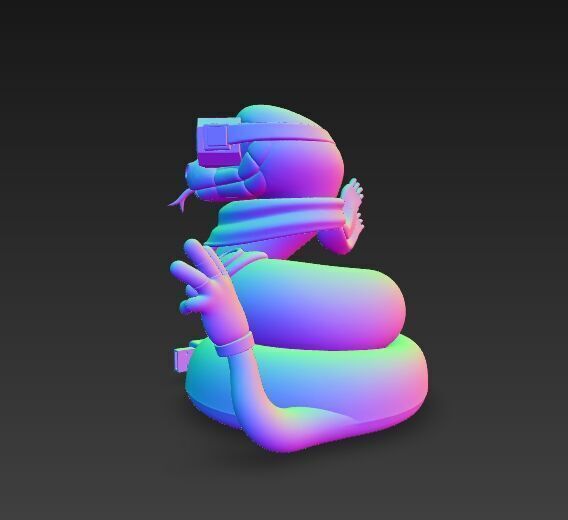 Stylized Cartoon Characters Collection 3D Printable Figurines 3D print model_49