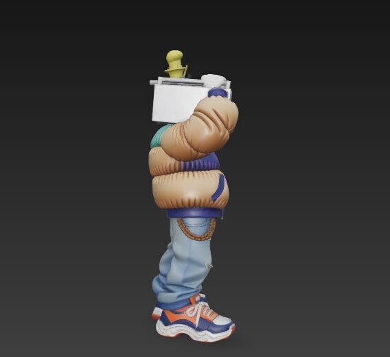 Stylized Cartoon Characters Collection 3D Printable Figurines 3D print model_55