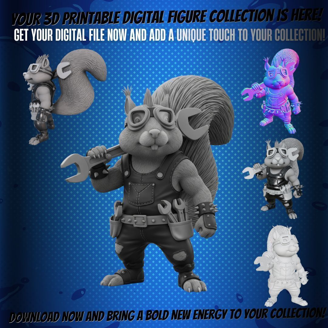 Stylized Cartoon Characters Collection 3D Printable Figurines 3D print model_5