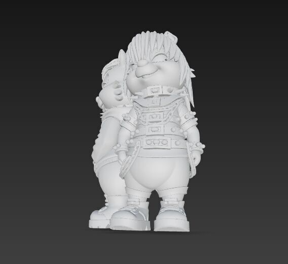 Stylized Cartoon Characters Collection 3D Printable Figurines 3D print model_30