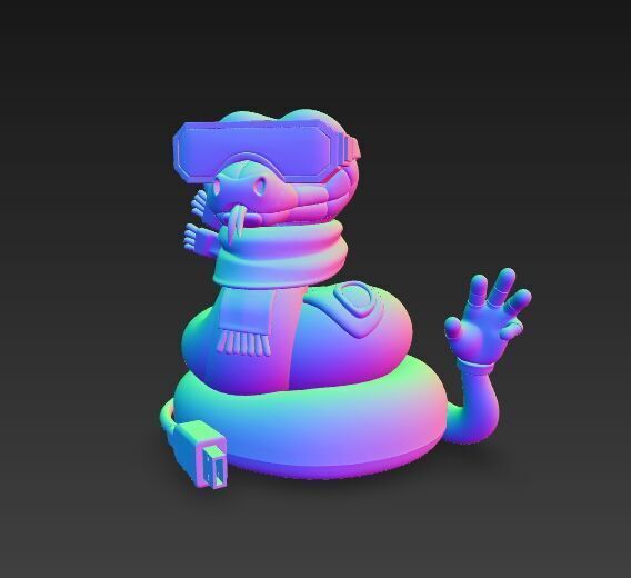 Stylized Cartoon Characters Collection 3D Printable Figurines 3D print model_48