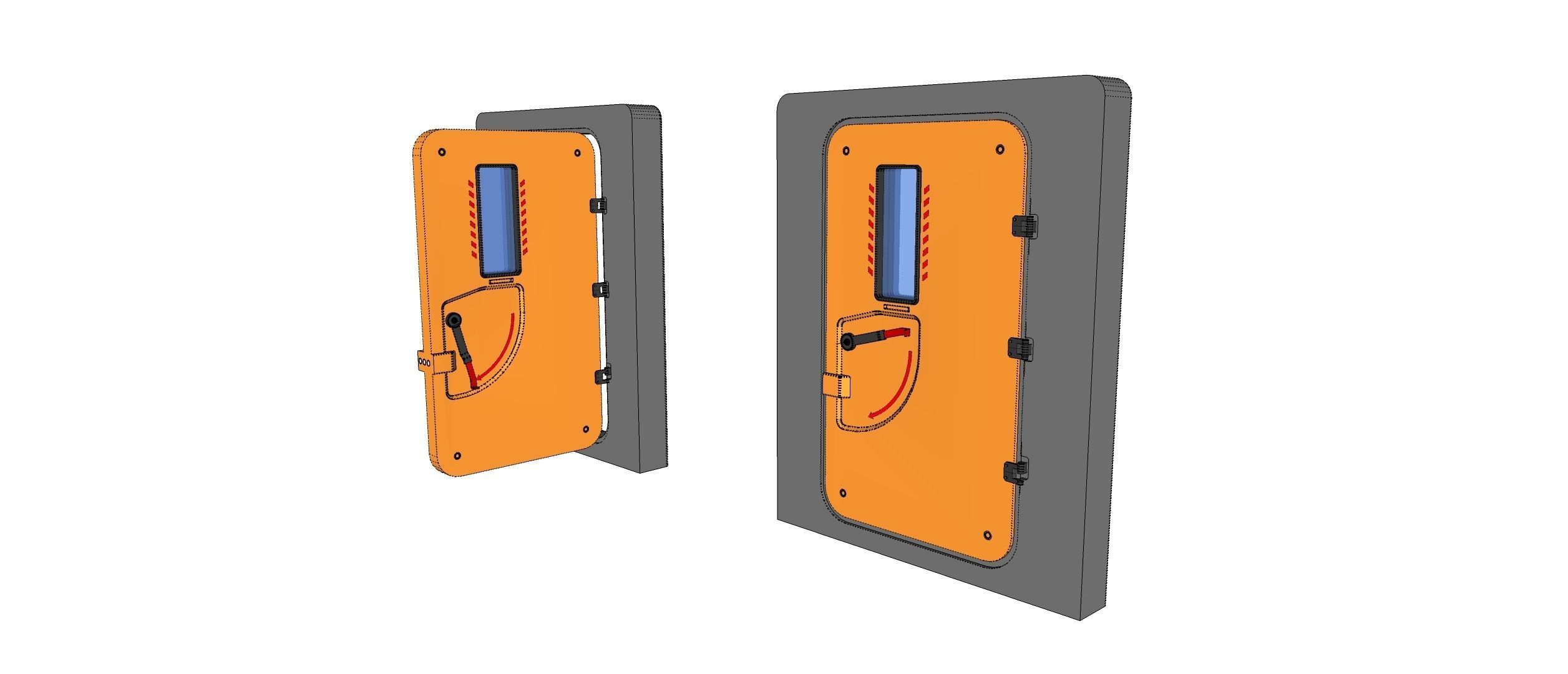 sci fi door 9 3D model_17