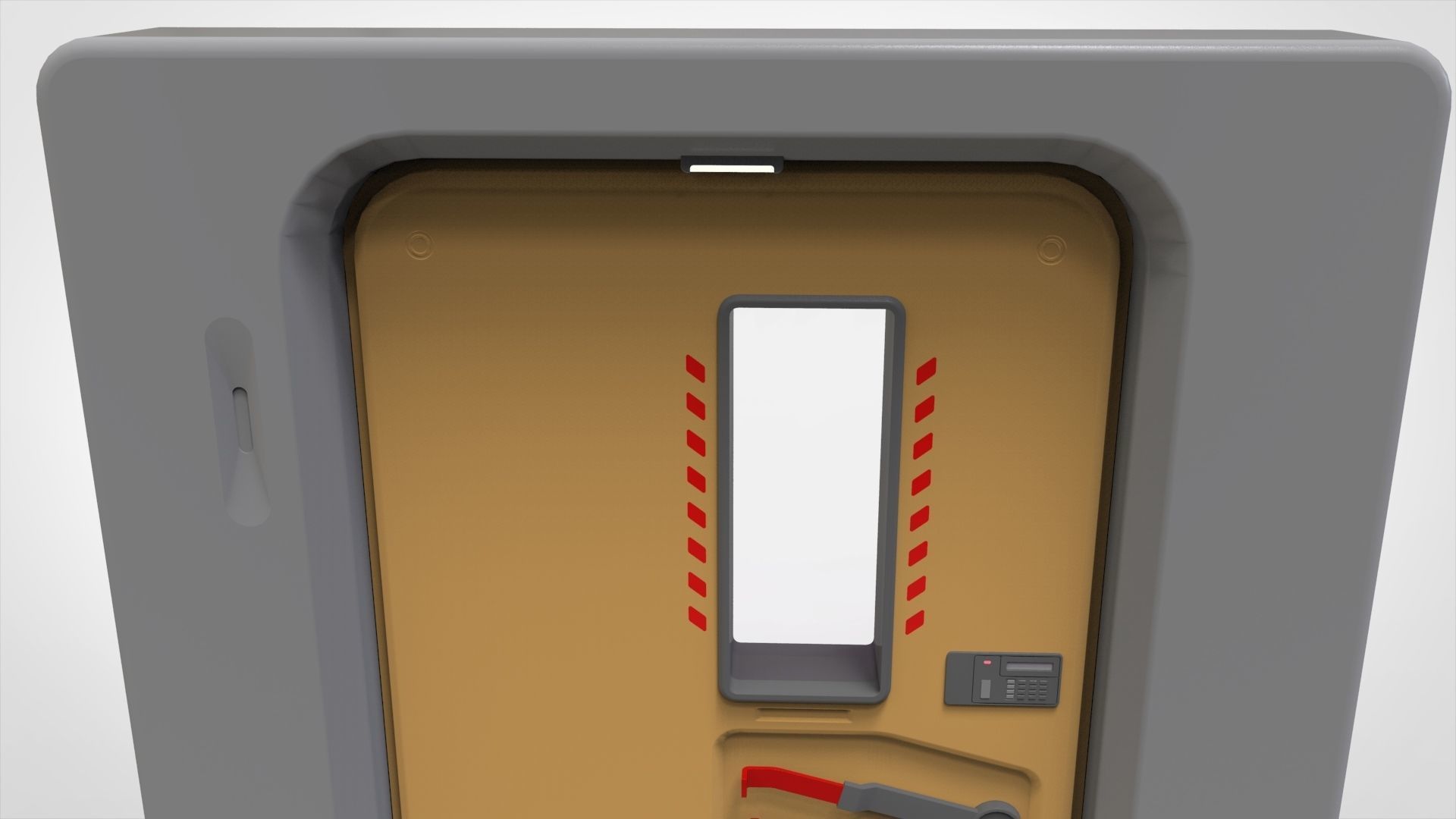 sci fi door 9 3D model_6