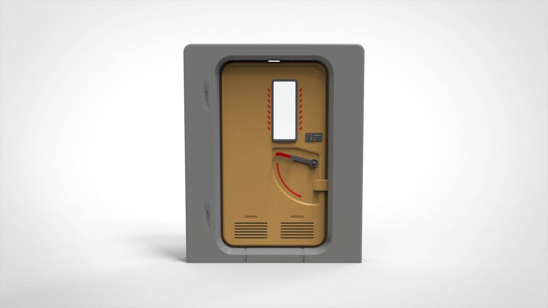 sci fi door 9 3D model_3