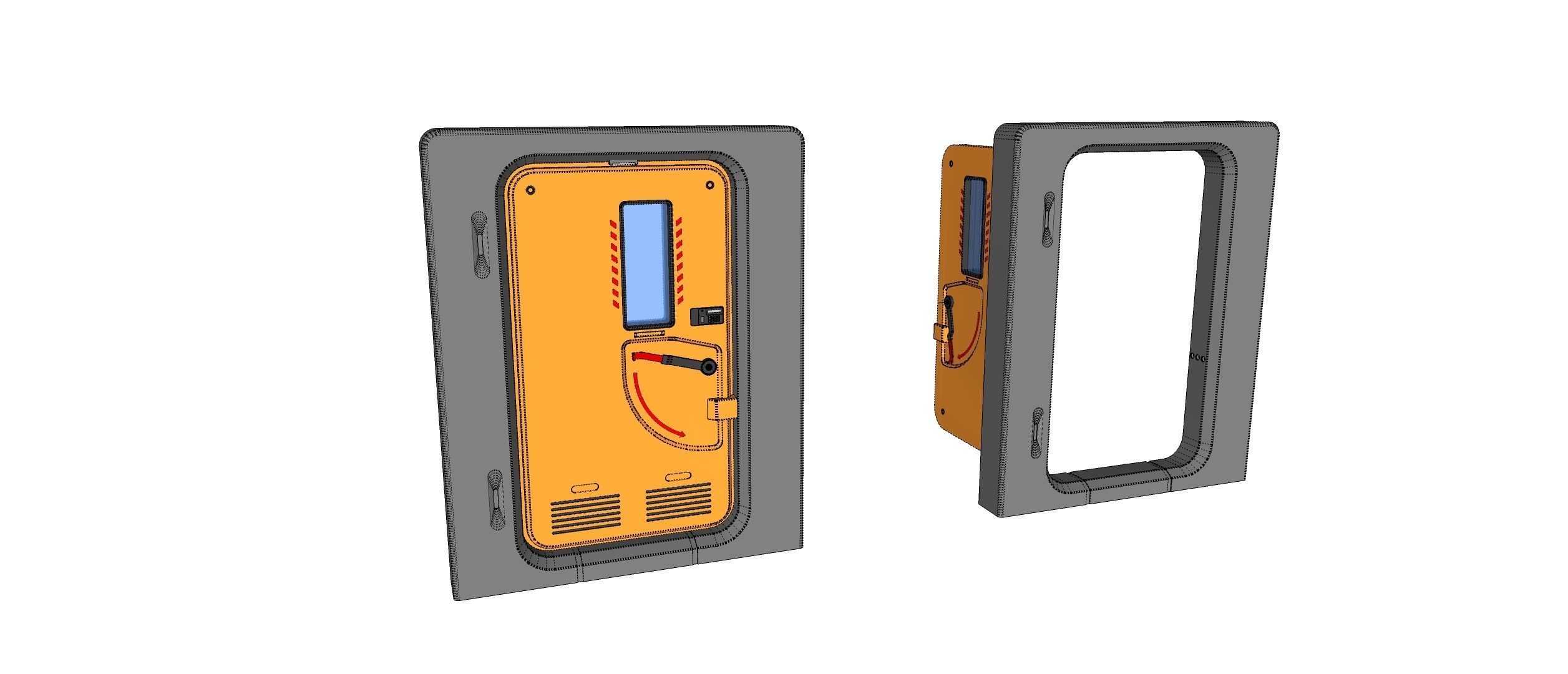 sci fi door 9 3D model_12