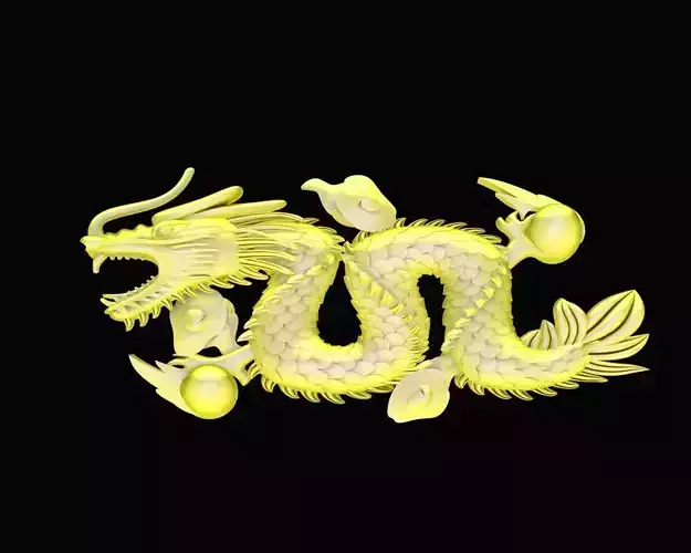 65a Hollow Chines Dragon for Jewelry 