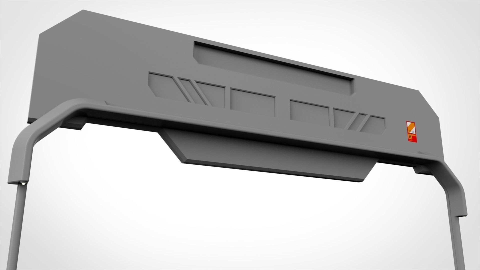 sci fi door 3 3D model_12