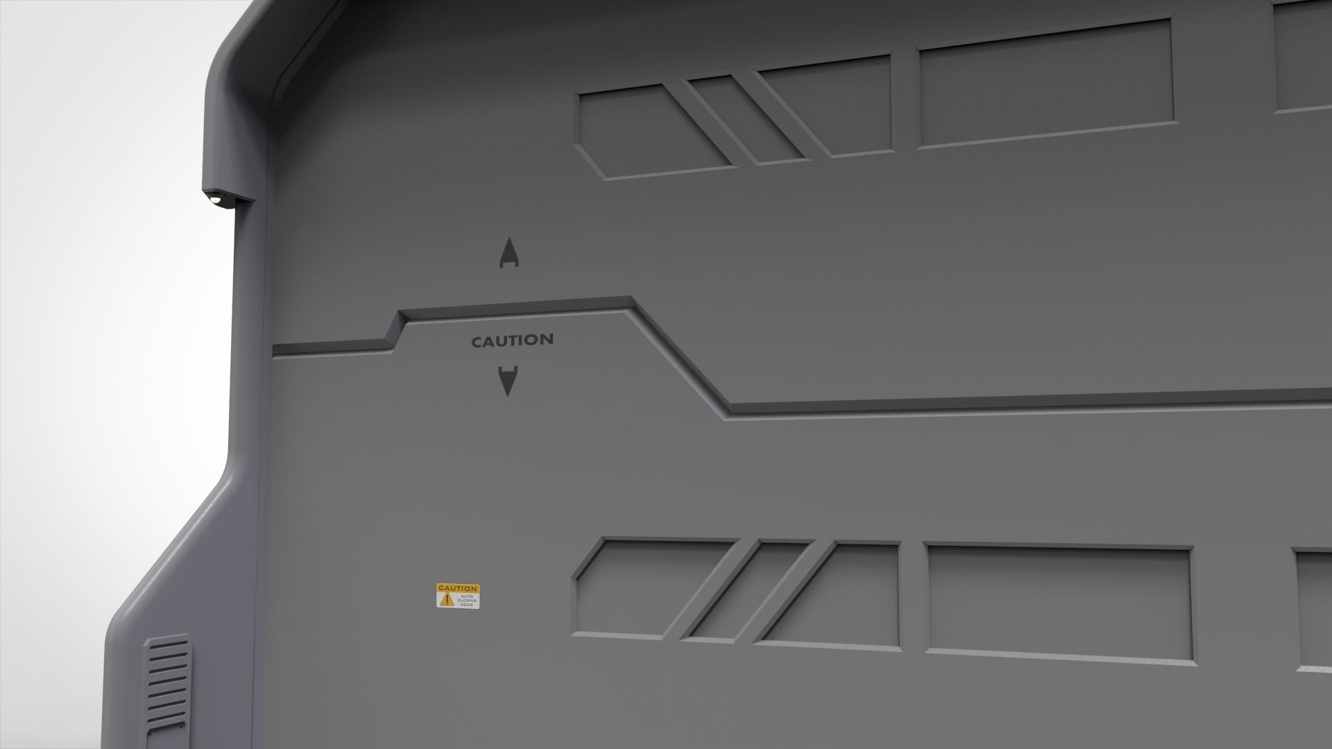 sci fi door 3 3D model_8