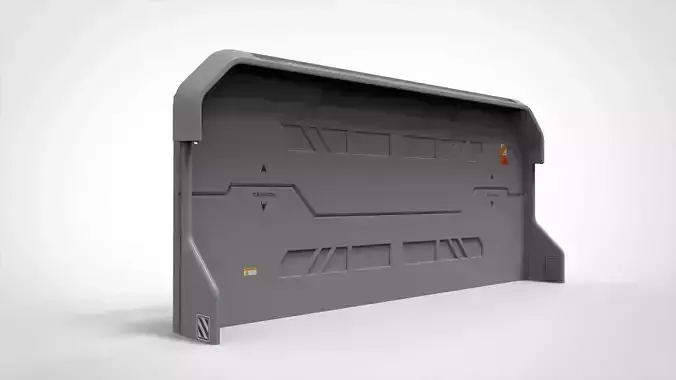 sci fi door 3 3D model