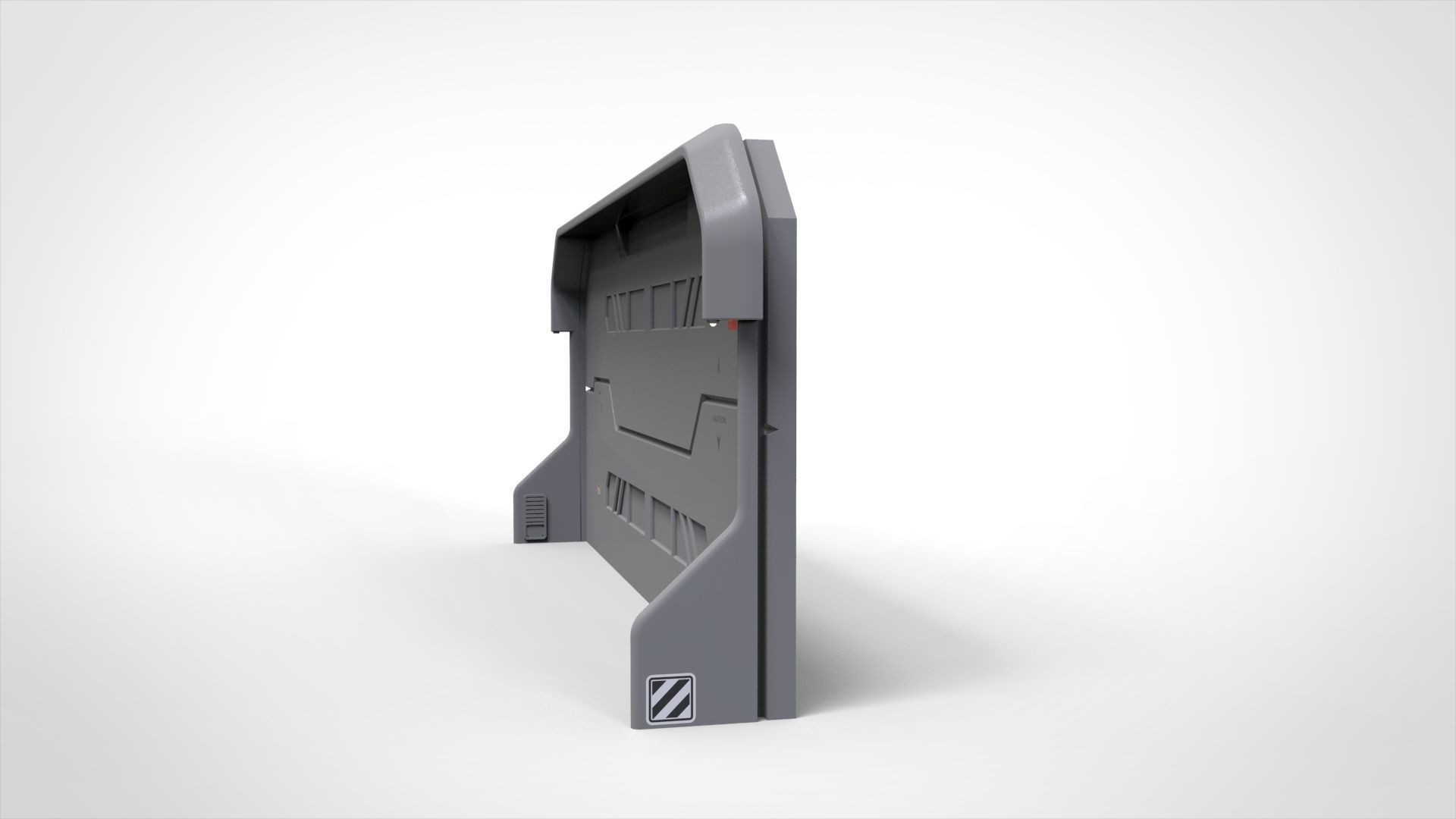sci fi door 3 3D model_7
