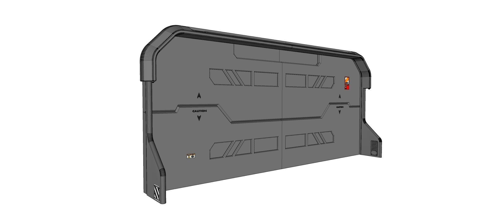 sci fi door 3 3D model_14