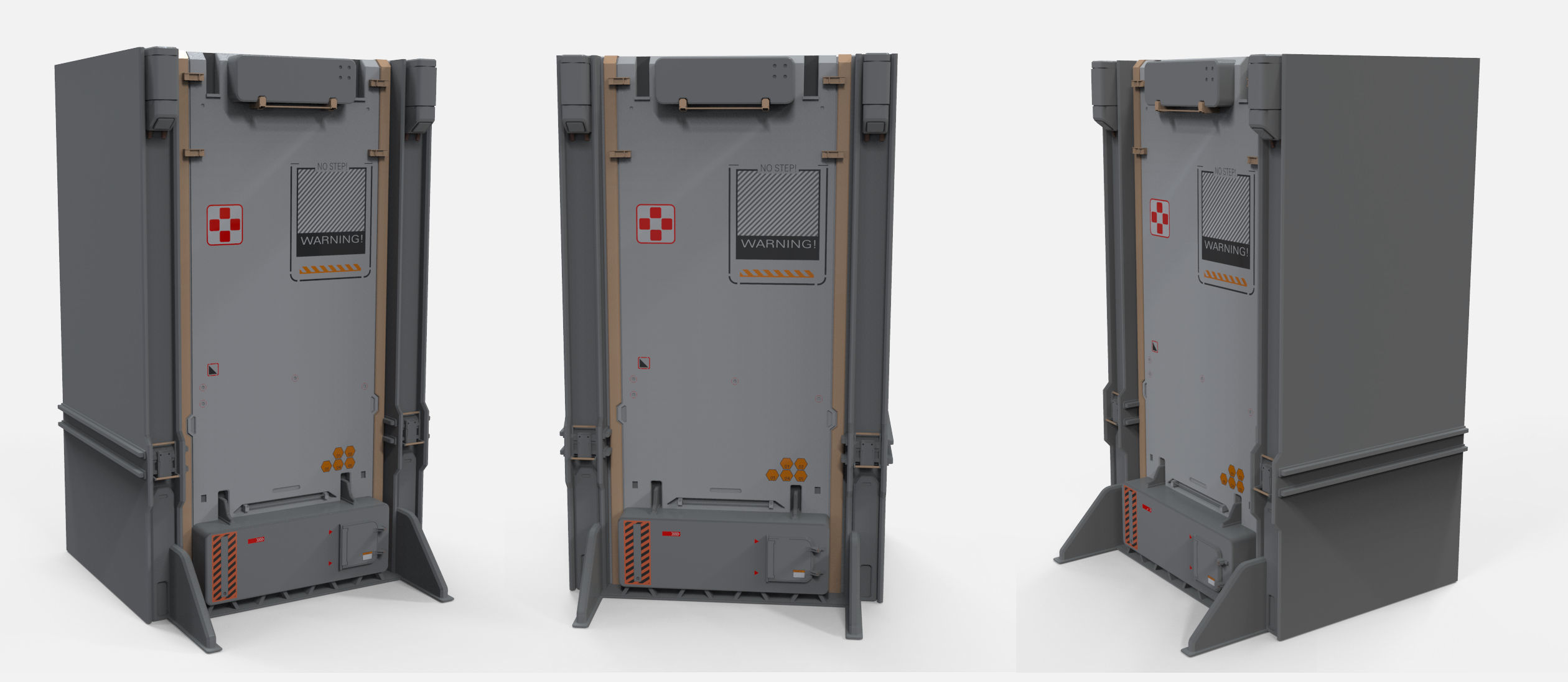 sci-fi Architecture kitbash 10 3D model_10