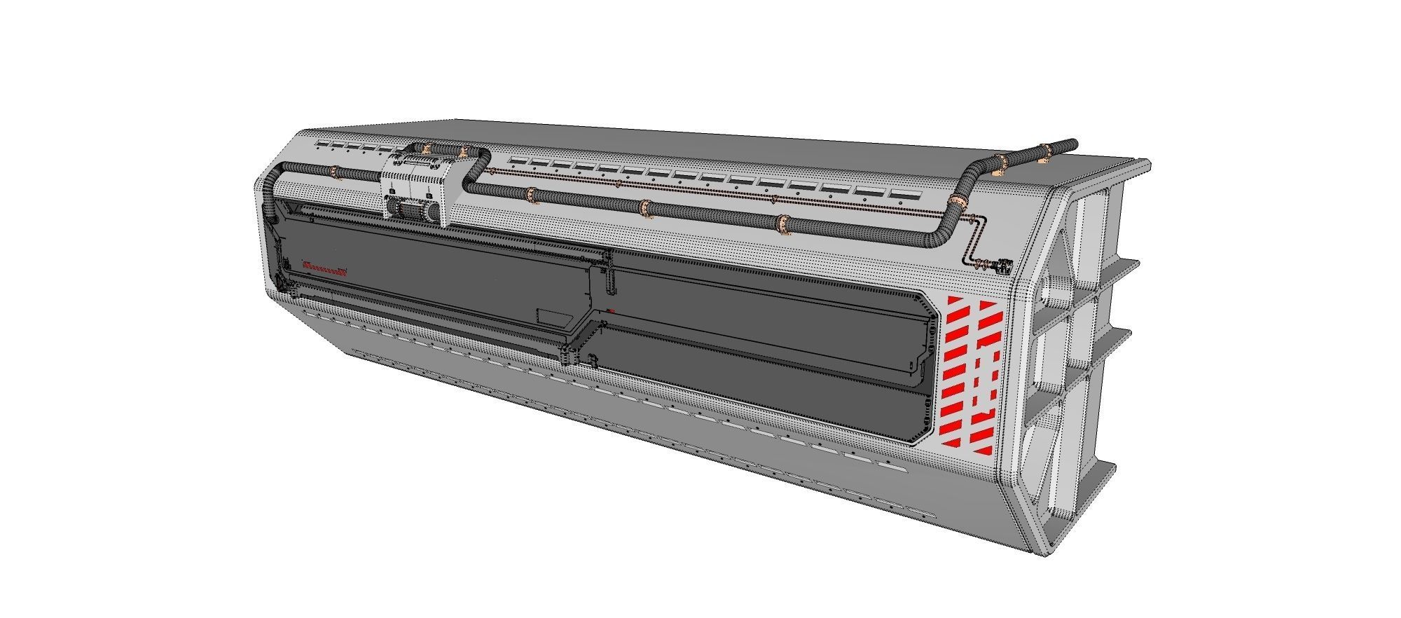 sci-fi Architecture kitbash 10 3D model_27