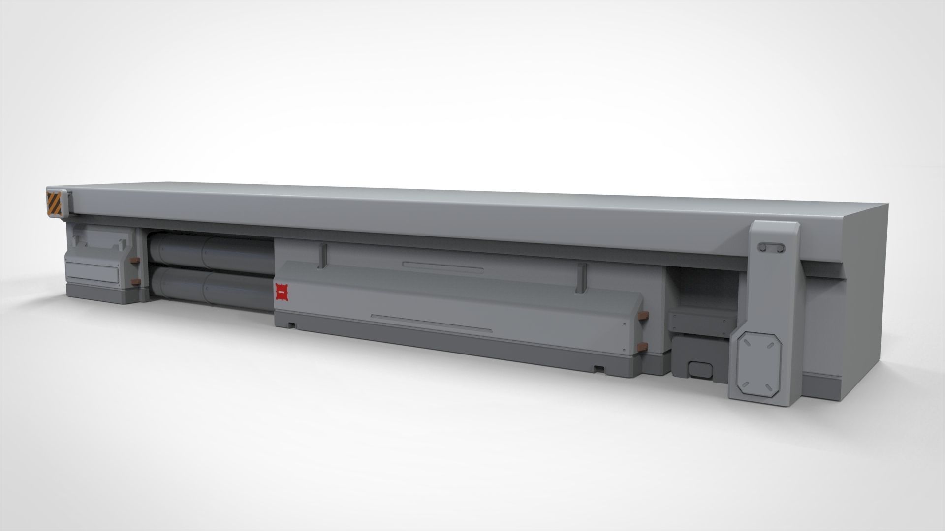 sci-fi Architecture kitbash 10 3D model_14