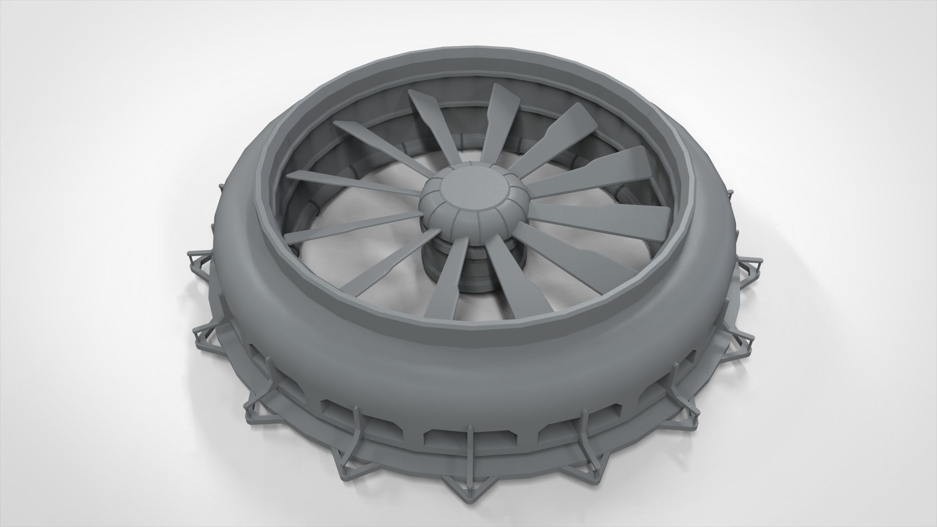 sci-fi Architecture kitbash 10 3D model_23