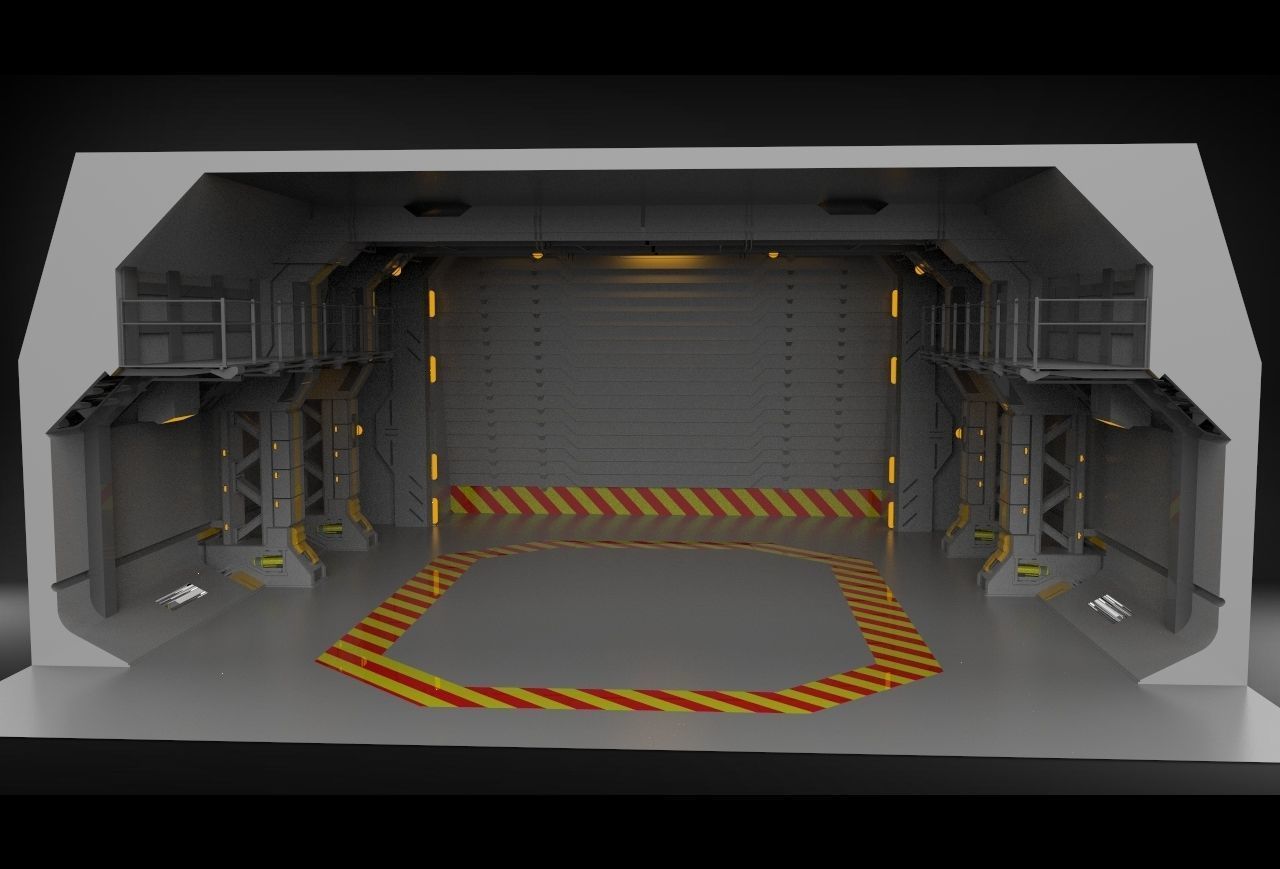 gates for the tunnel 3D model_1