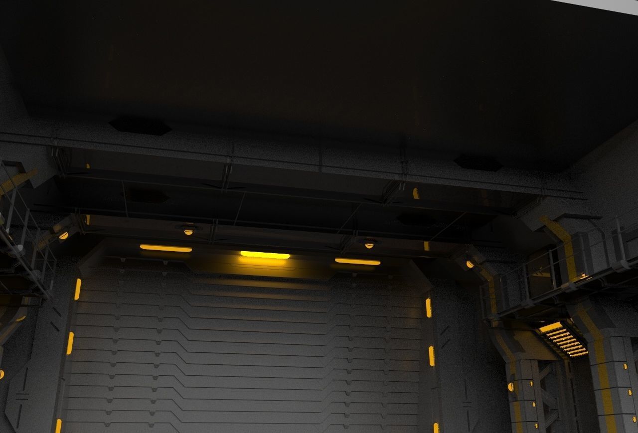 gates for the tunnel 3D model_9