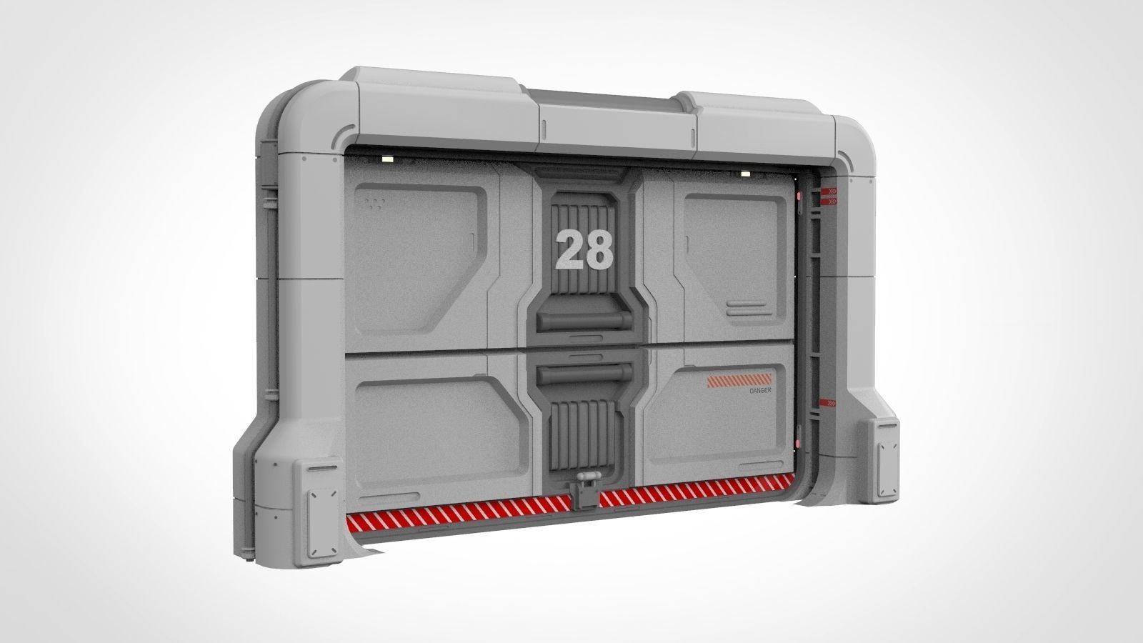 Sci-fi door collection 2 3D model_20