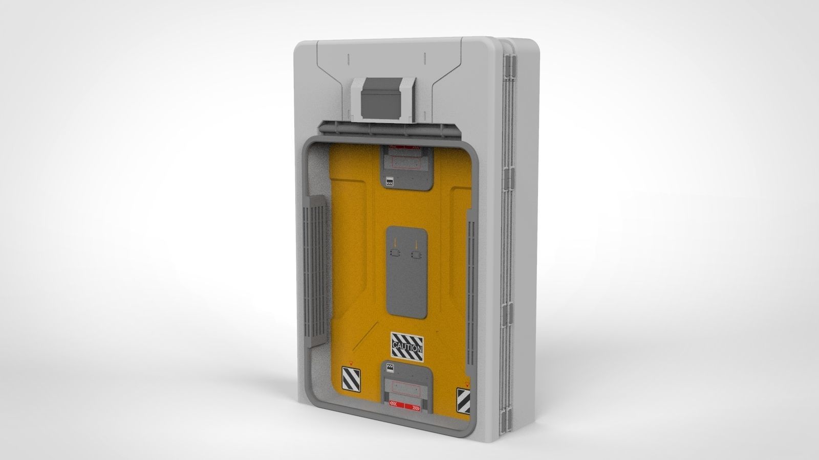 Sci-fi door collection 2 3D model_16