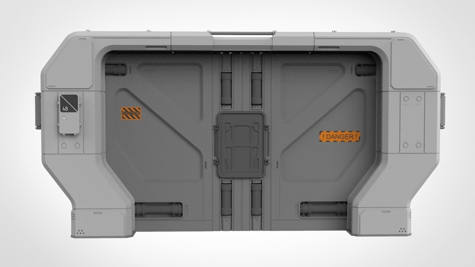 Sci-fi door collection 2 3D model_25
