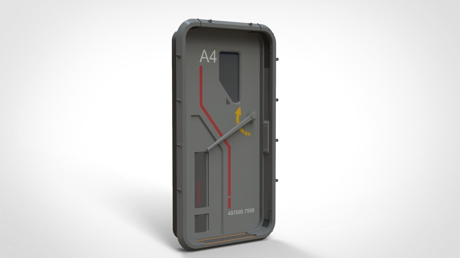 Sci-fi door collection 2 3D model_12