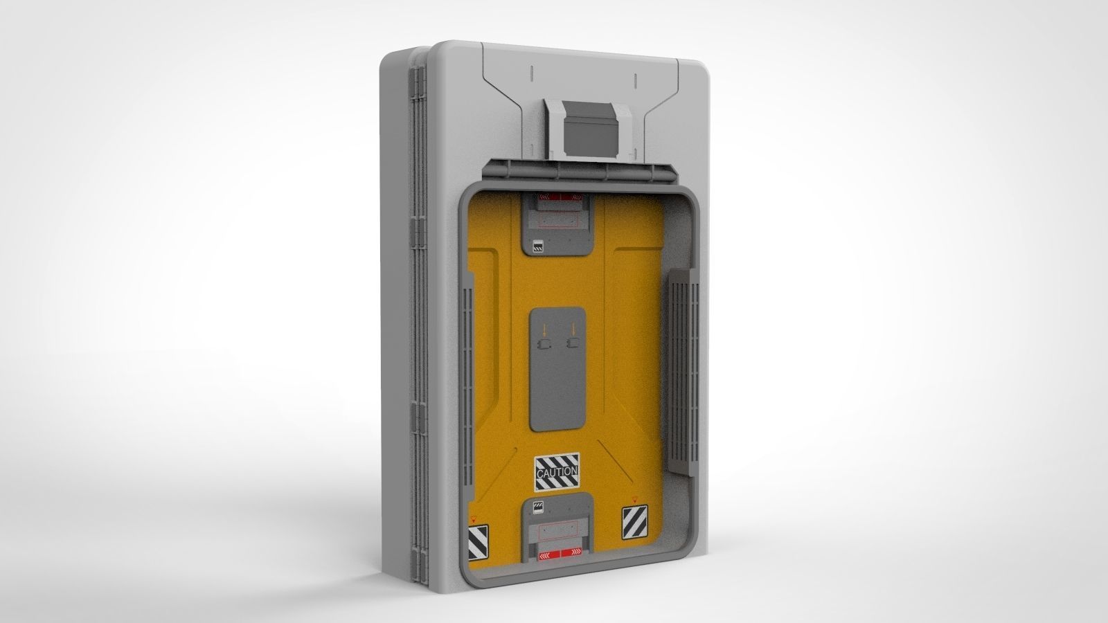 Sci-fi door collection 2 3D model_14