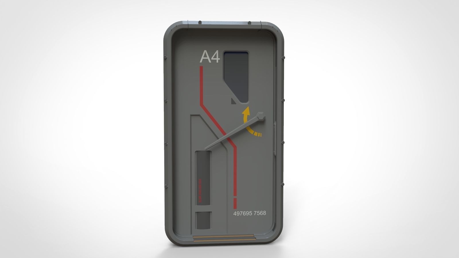 Sci-fi door collection 2 3D model_13