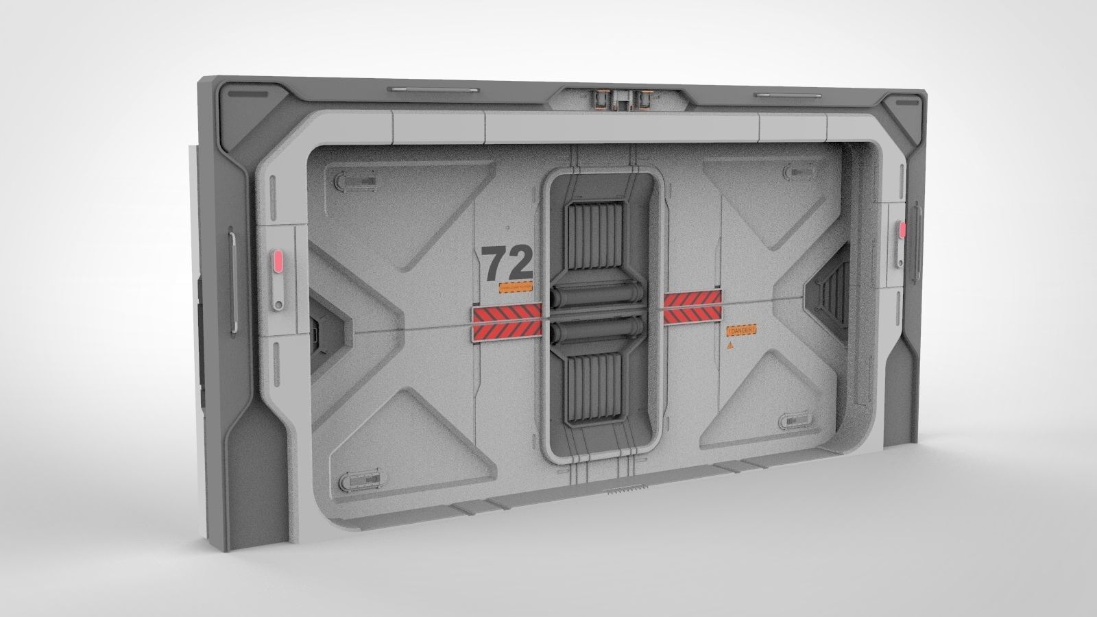 Sci-fi door collection 2 3D model_26