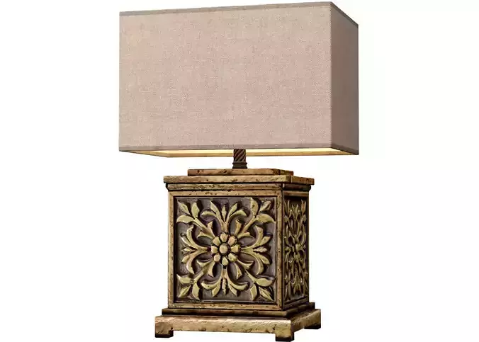 Classic Style Table Lamp Golden Arabic Oriental Table Lamp