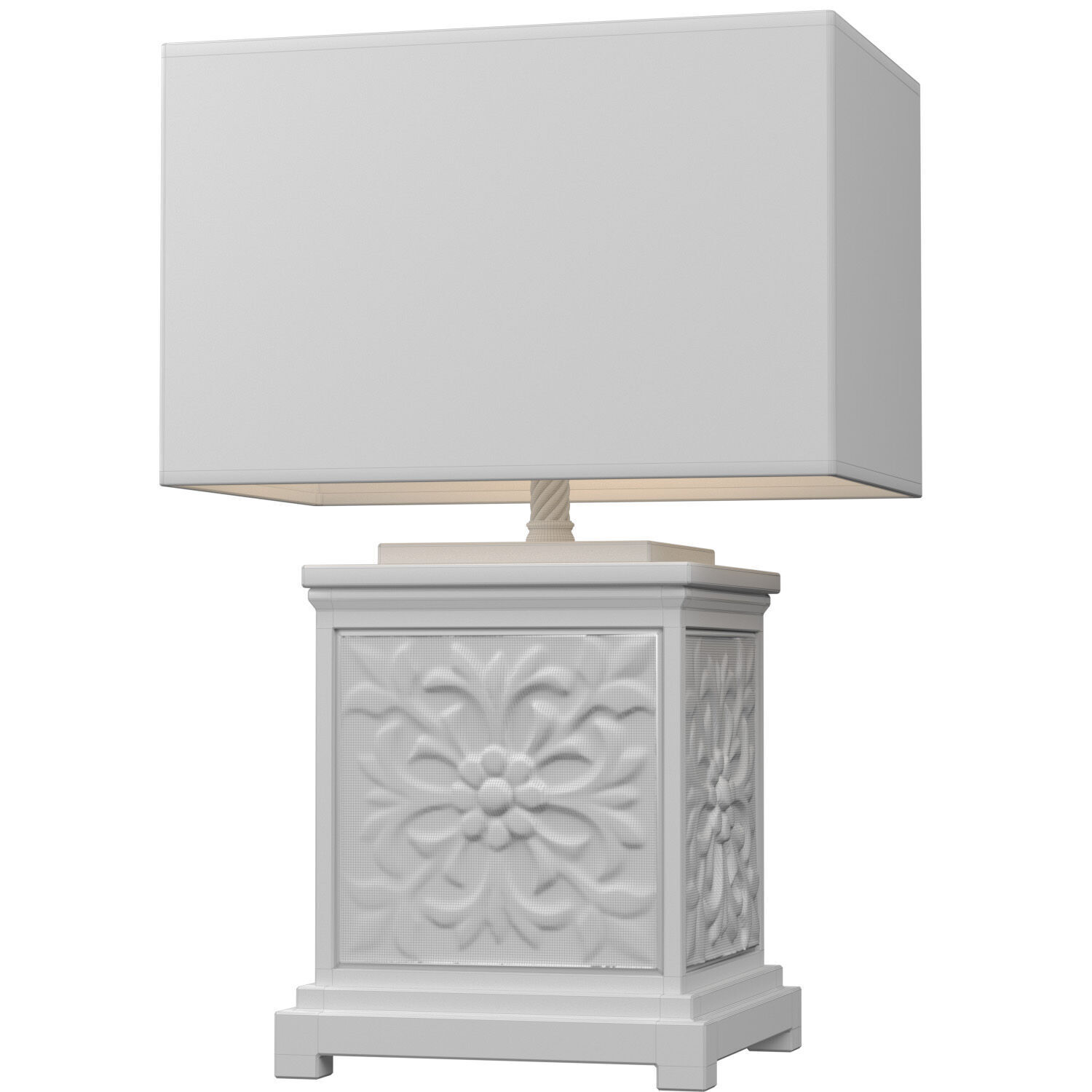 Classic Style Table Lamp Golden Arabic Oriental Table Lamp 3D model_5