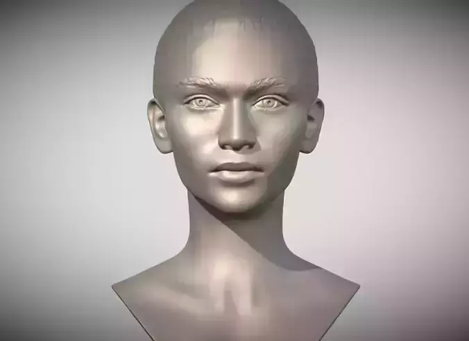 Zendaya bust  3D print model