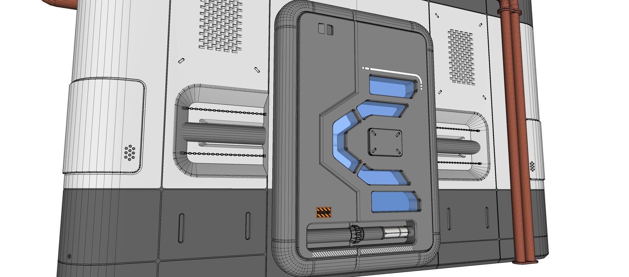 sci fi door 5 3D model_17