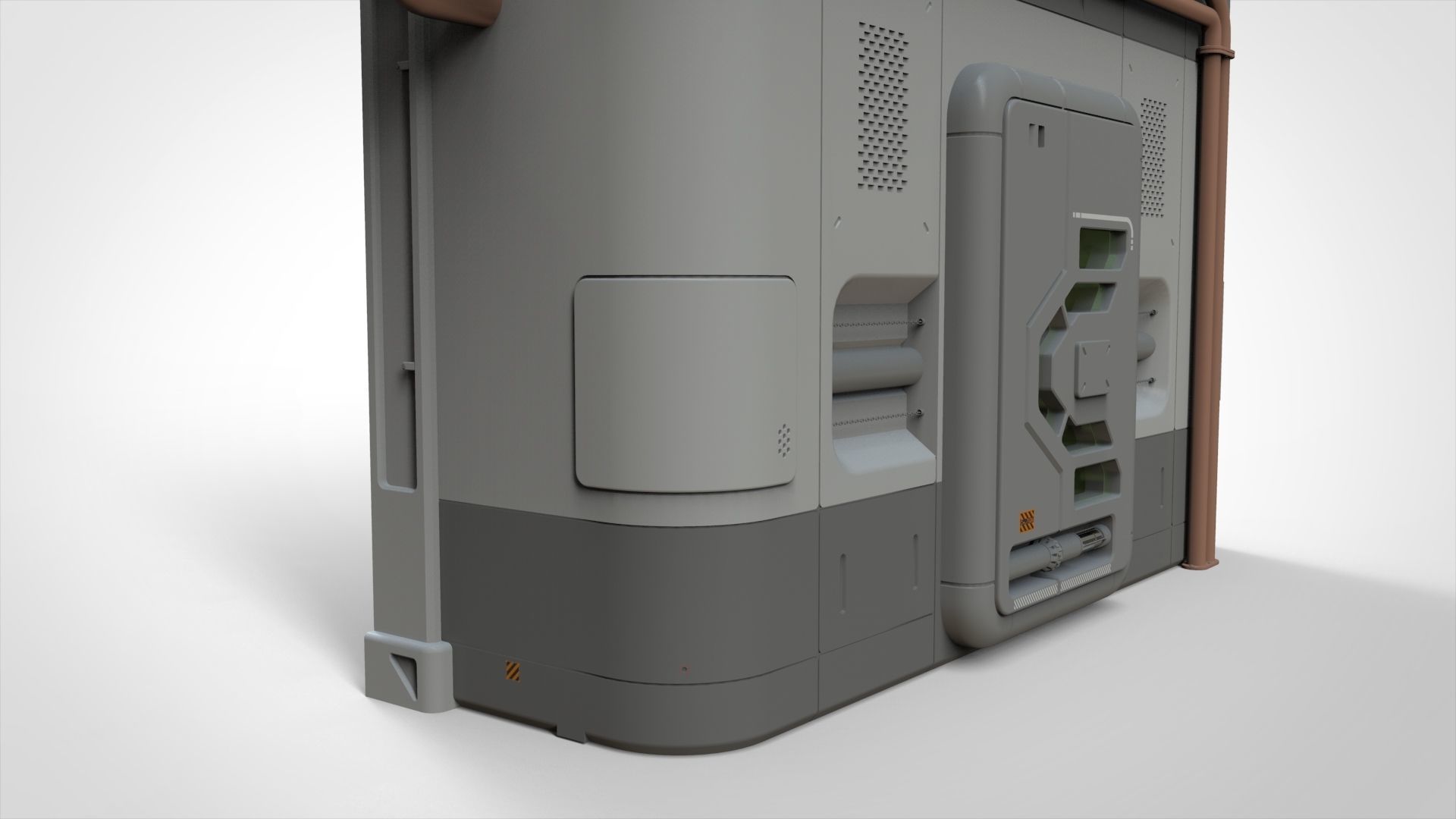 sci fi door 5 3D model_7