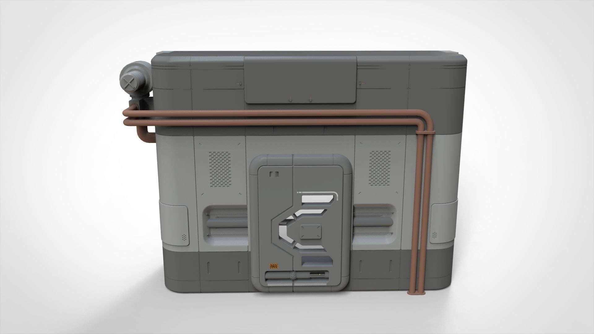 sci fi door 5 3D model_3