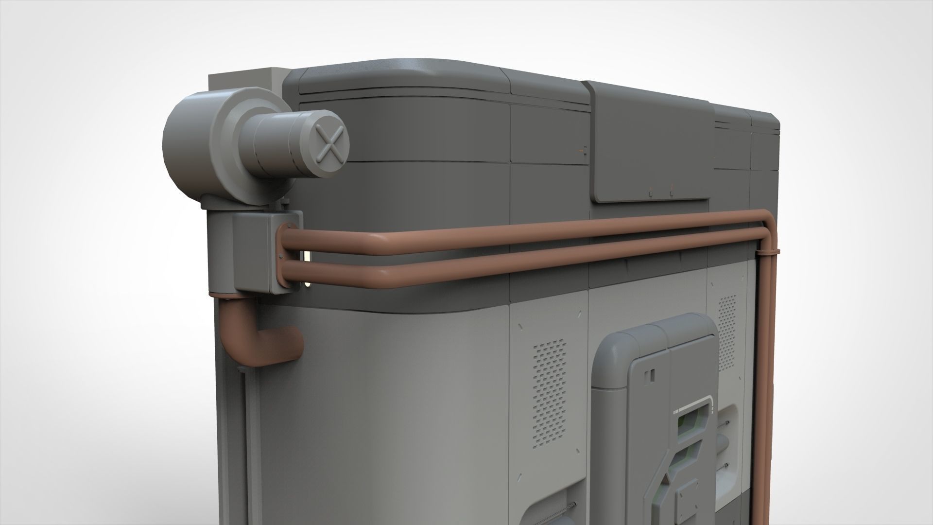 sci fi door 5 3D model_6